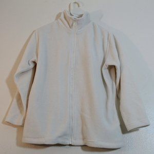 C.B. white fluffy jacket size SP